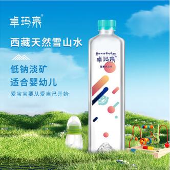 卓瑪泉嬰幼兒適用天然飲用水低鈉淡礦950ml12瓶箱泡奶粉