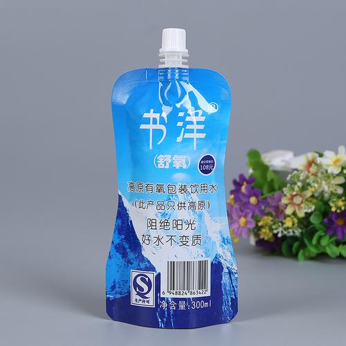 廠家熱銷食品級(jí)飲用水液體吸嘴袋pe多層復(fù)合尼龍鋁箔帶吸嘴自立袋