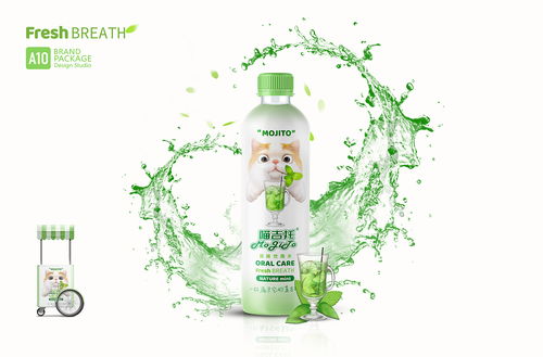 寵物包裝設(shè)計mojito喵吉托貓咪飲用水