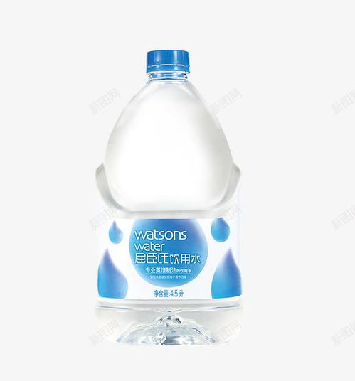 屈臣氏桶裝飲用水大桶 平面電商 創(chuàng)意素材 桶裝水素材