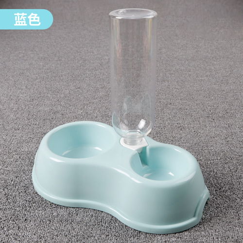 貓碗狗盆狗碗兩用寵物碗雙碗自動(dòng)飲水貓食盆防滑貓盆狗狗貓咪用品